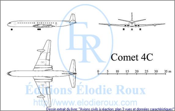 Copyright: Elodie Roux/Comet4C 3-view drawing/plan 3 vues
